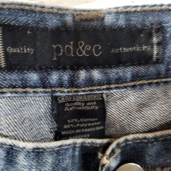 PD&C men’s slim straight jeans 34x32 - Picture 4 of 6